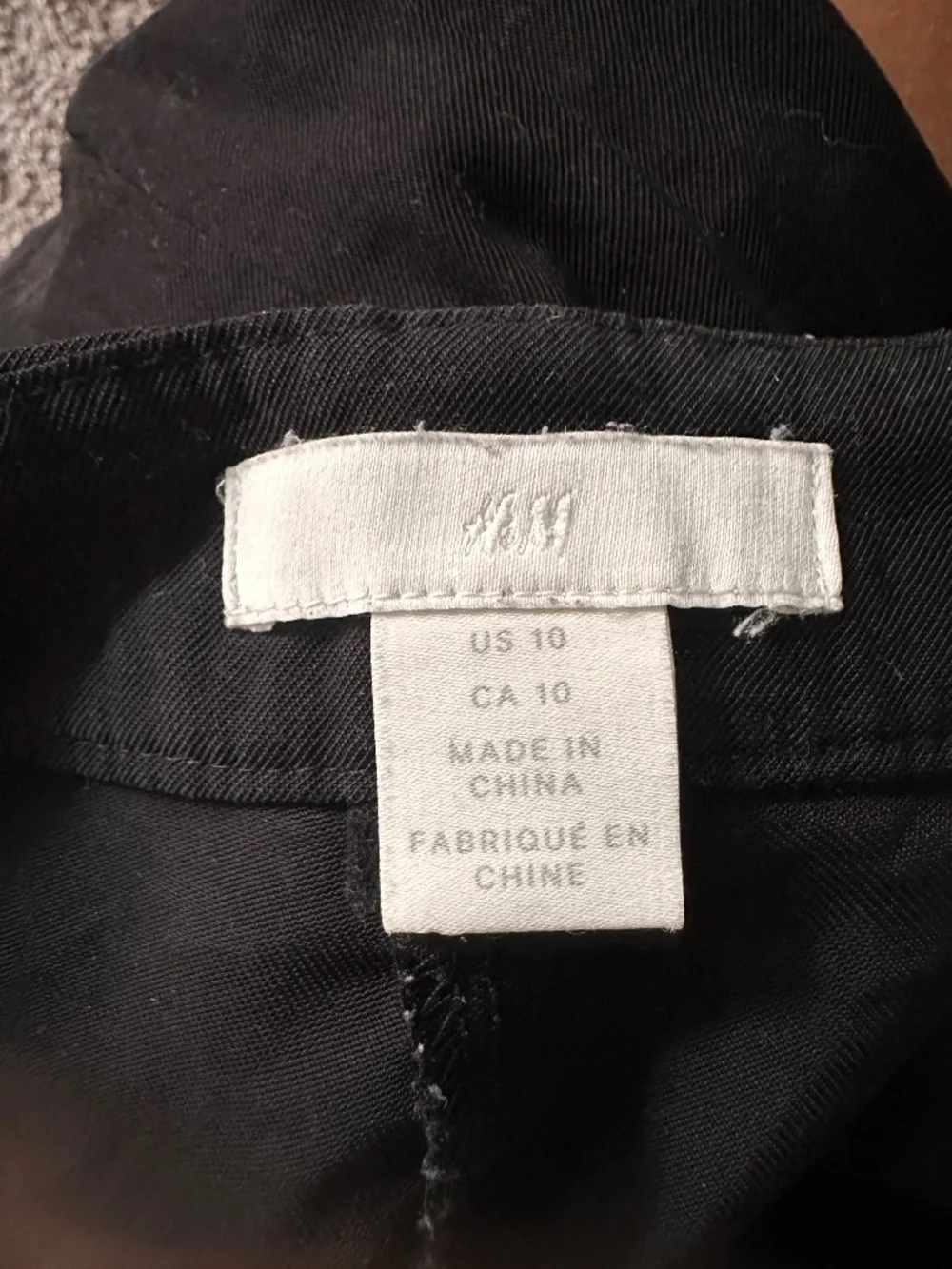 Black linen pants